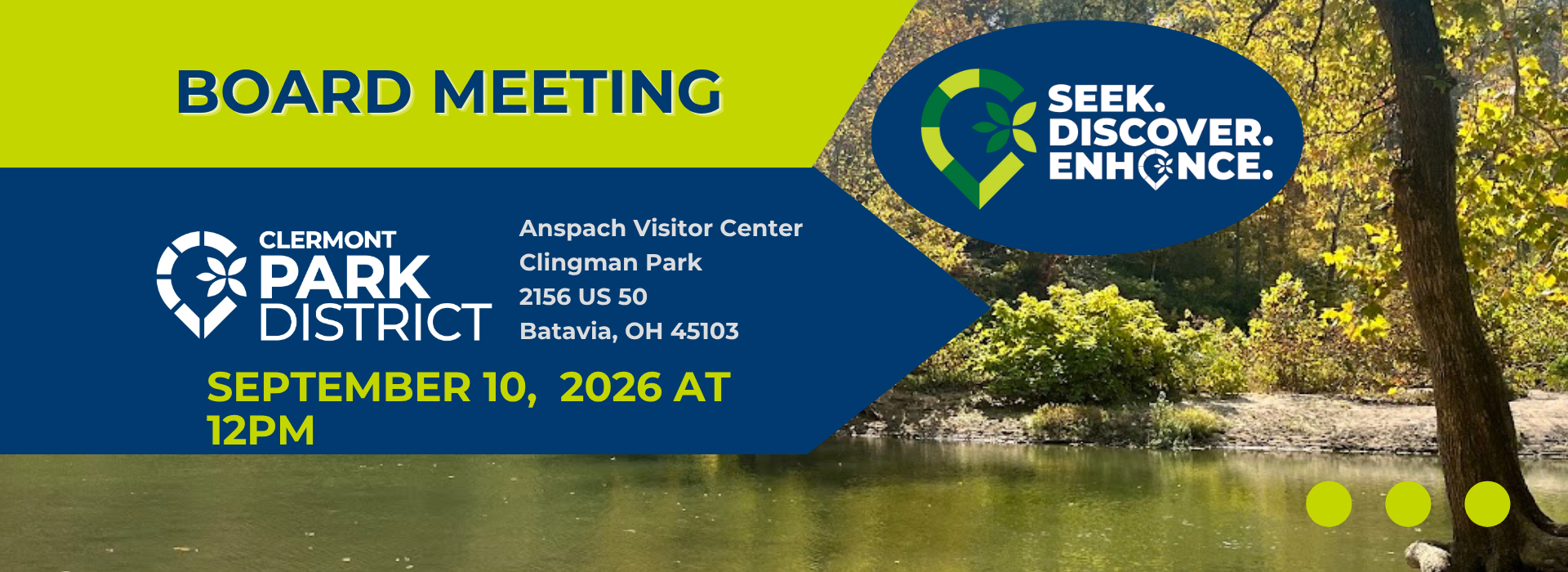 Next Board Meeting: September 10th at 12pm